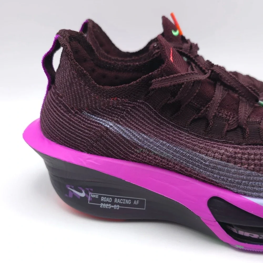 NEW Nike‎ W Size 8 FLYPLATE Air Zoom Alphafly Road Racing AF Purple IB4201 600
